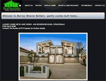 Tablet Screenshot of murraywearnebuilders.com